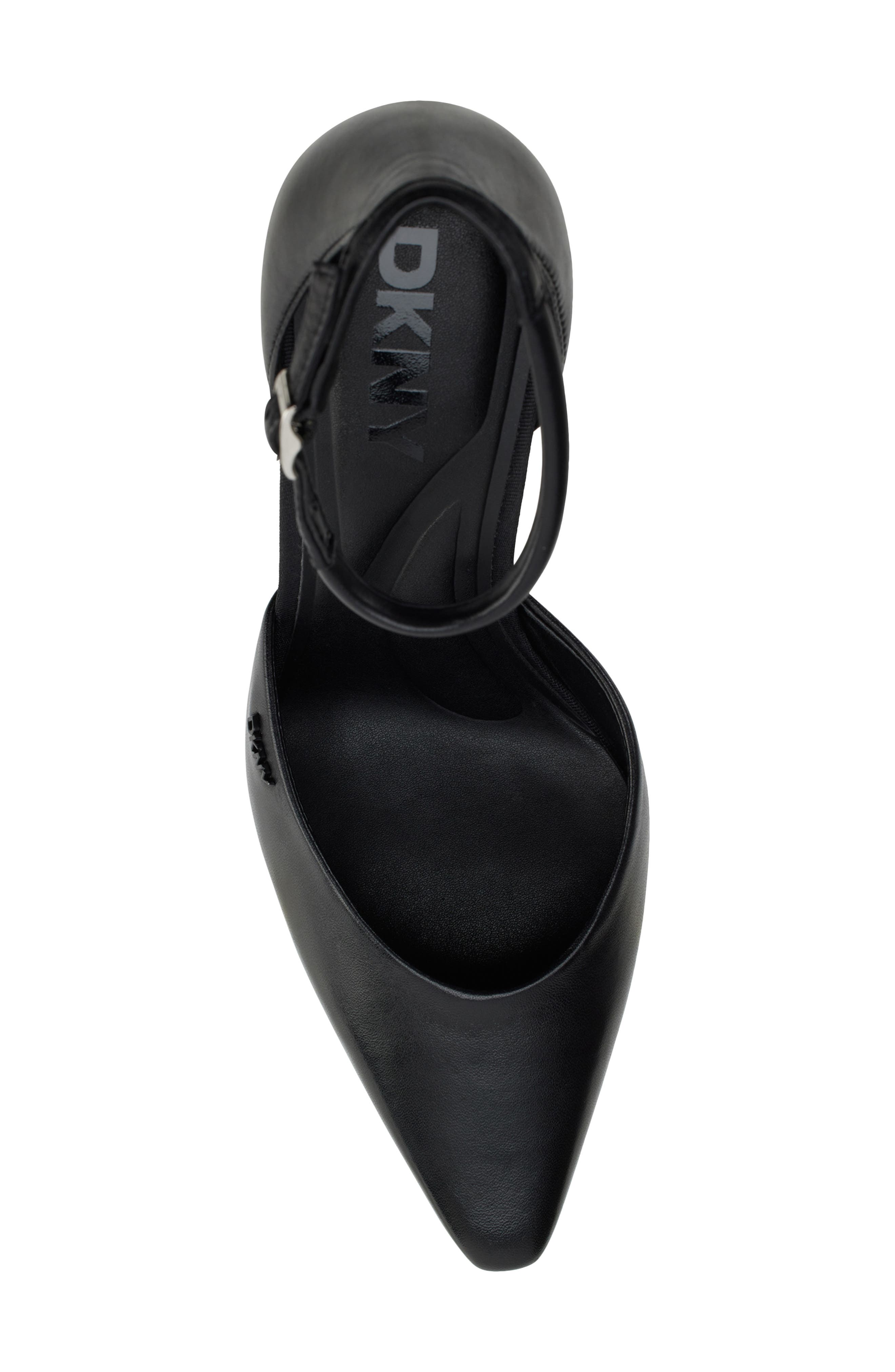 DKNY Cillian Ankle Strap Pointed Toe Pump, Alternate, color, 