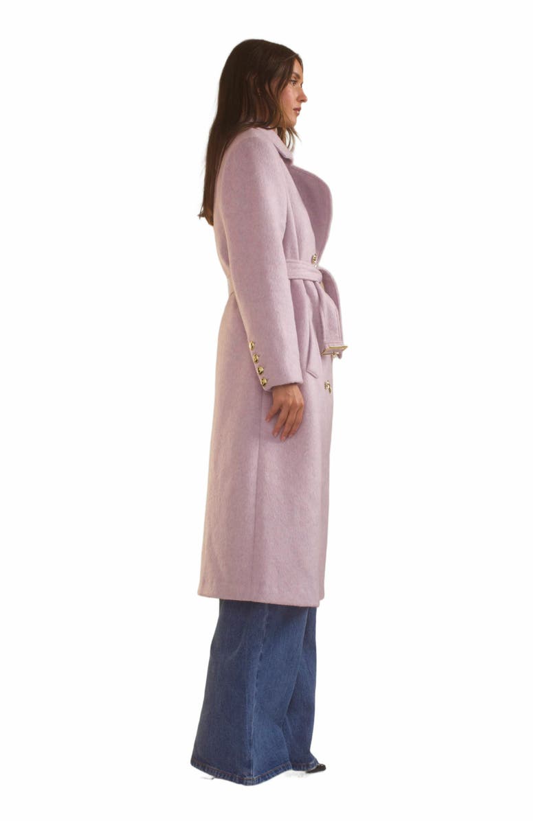Cynthia Rowley Noa Wool Cocoon Coat, Alternate, color,