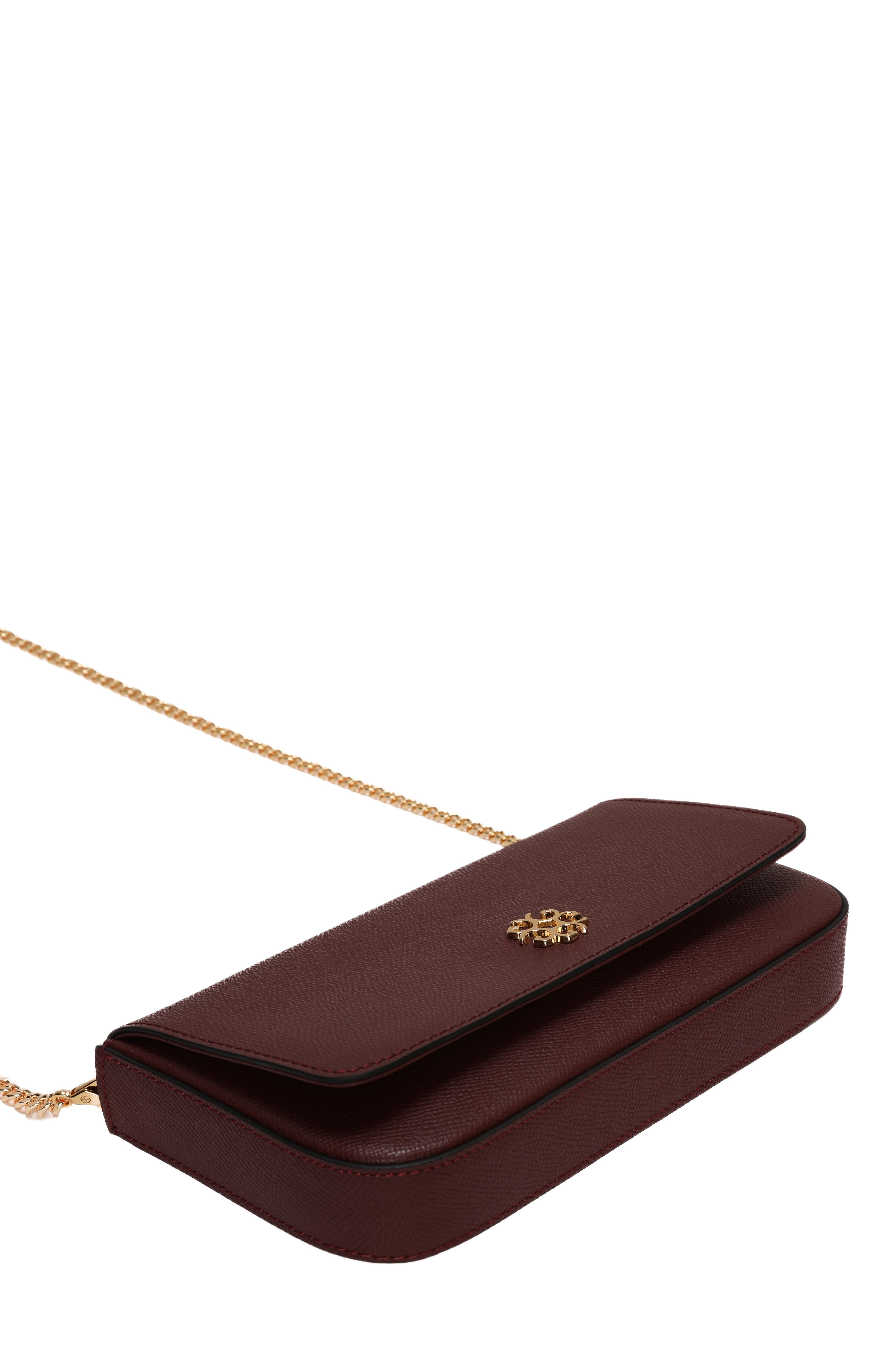 Leather Crossbody Bag, Alternate, color, BURGUNDY