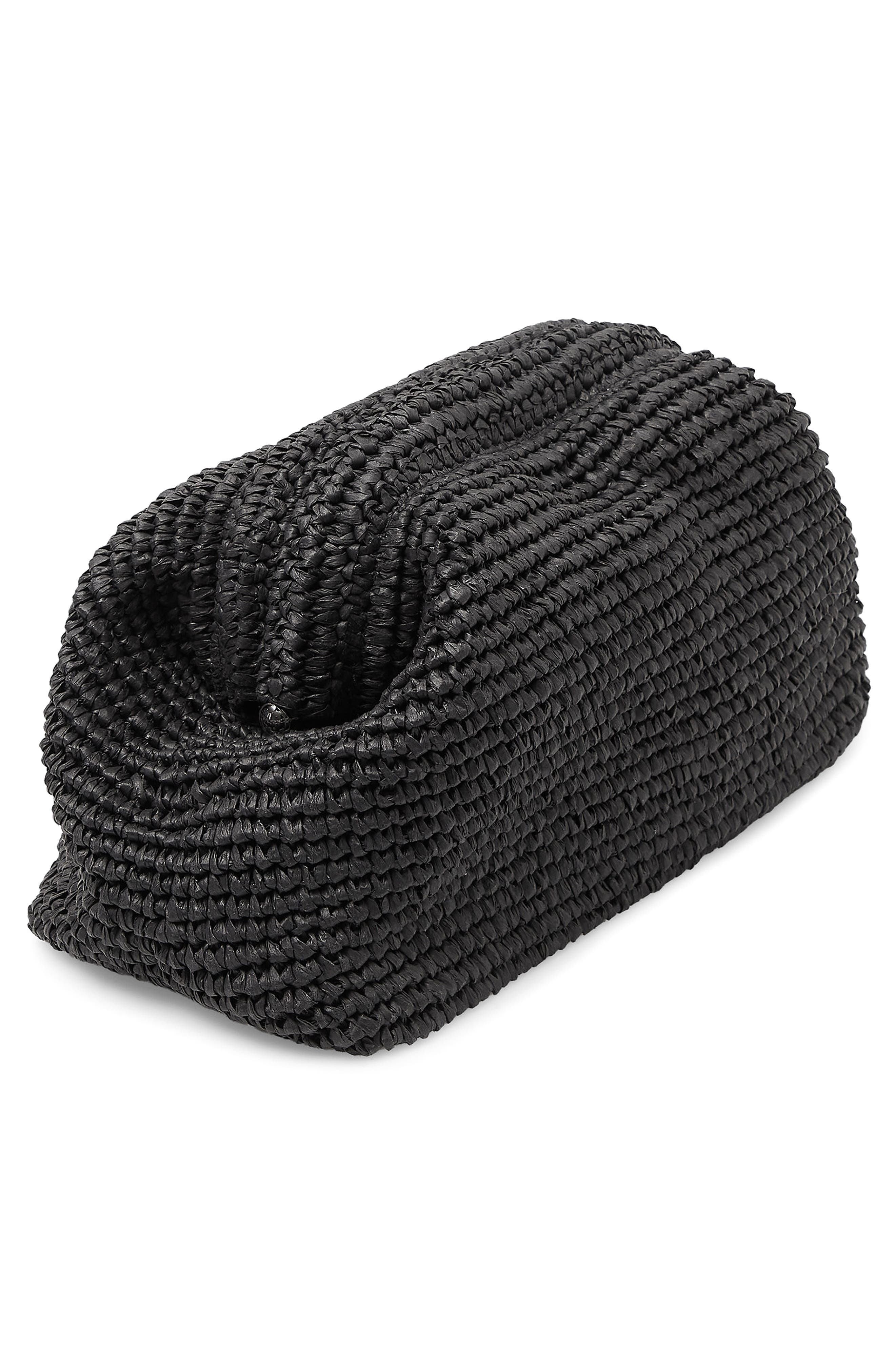 COS Framed Raffia Clutch, Alternate, color, 