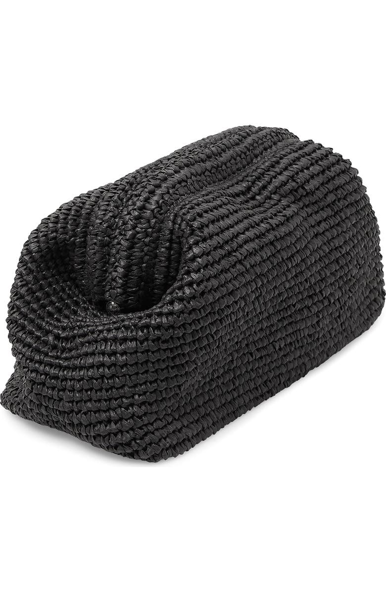 COS Framed Raffia Clutch, Alternate, color,