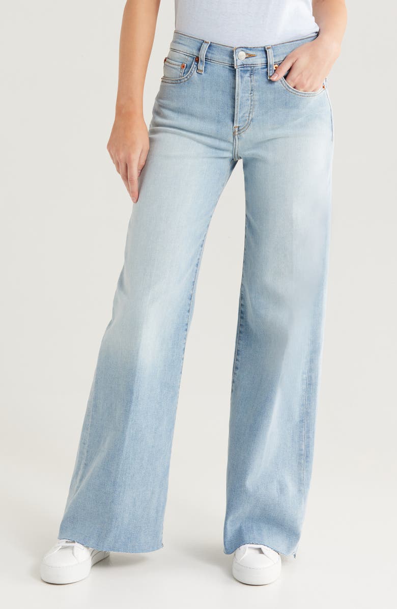 Re/Done Palazzo Jeans, Main, color, Cielito