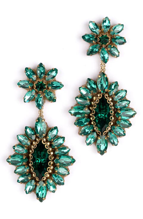 Alianah Crystal Drop Earrings