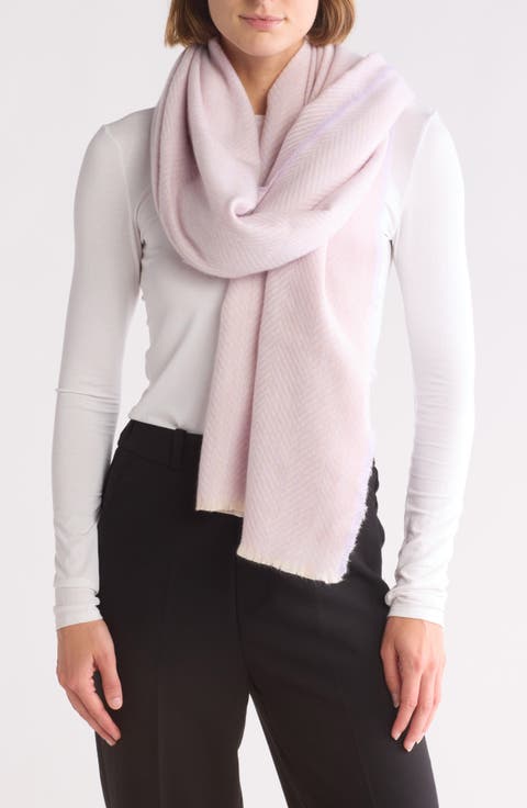 Heathered Twill Wrap Scarf