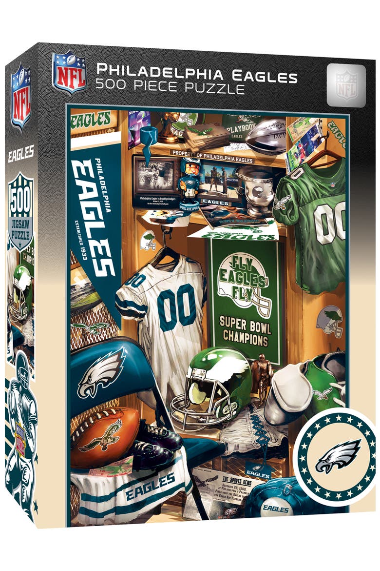 Philadelphia Eagles Locker 500pc Puzzle, Main, color, Multicolor