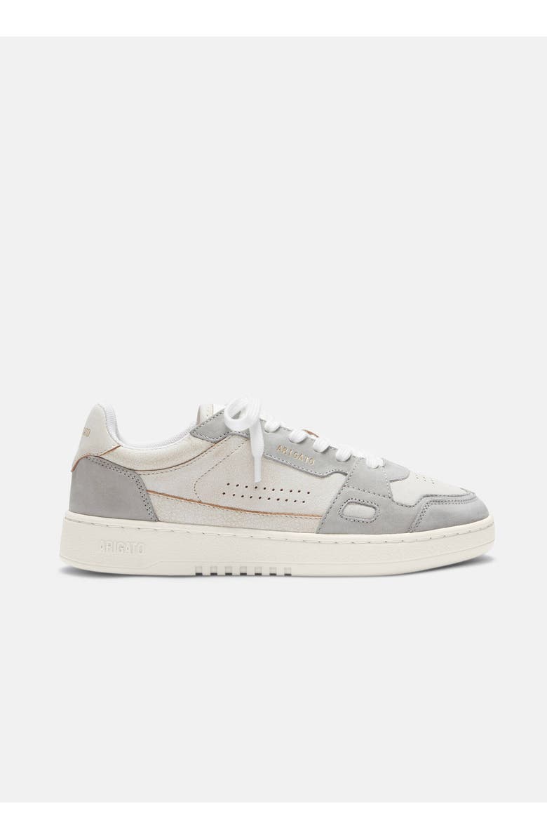 Axel Arigato Dice Lo Cracked Leather Sneaker, Main, color, Beige/Light Grey