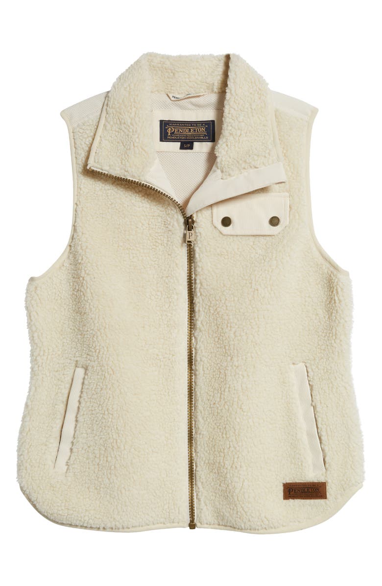 Pendleton Laurel Fleece Vest, Main, color, 
