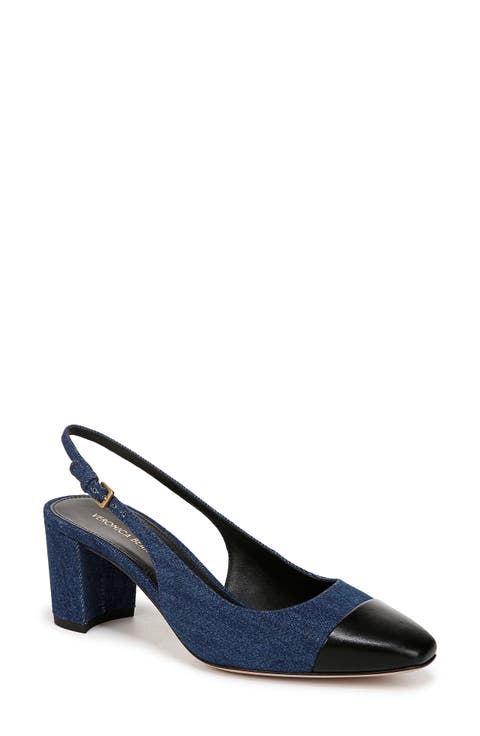 Cecile Cap Toe Slingback Pump (Women)