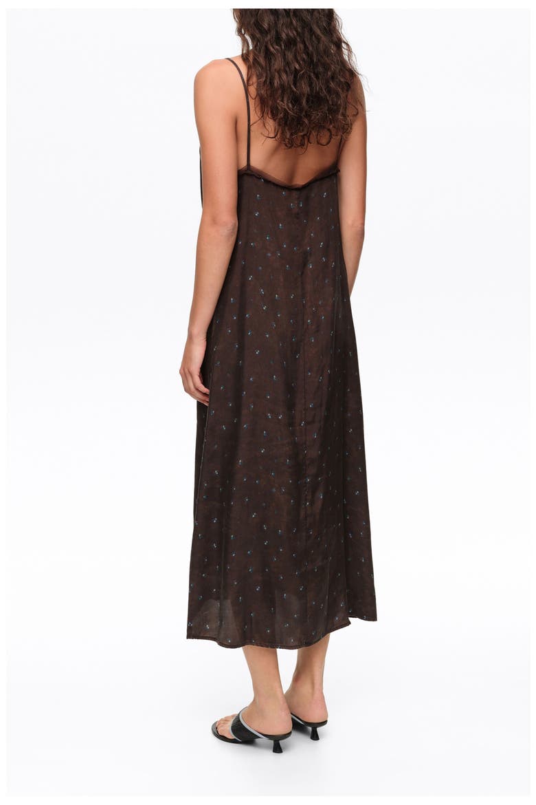 Floral Strap Midi Dress, Alternate, color, BIMBA Y LOLA  FLOWERS