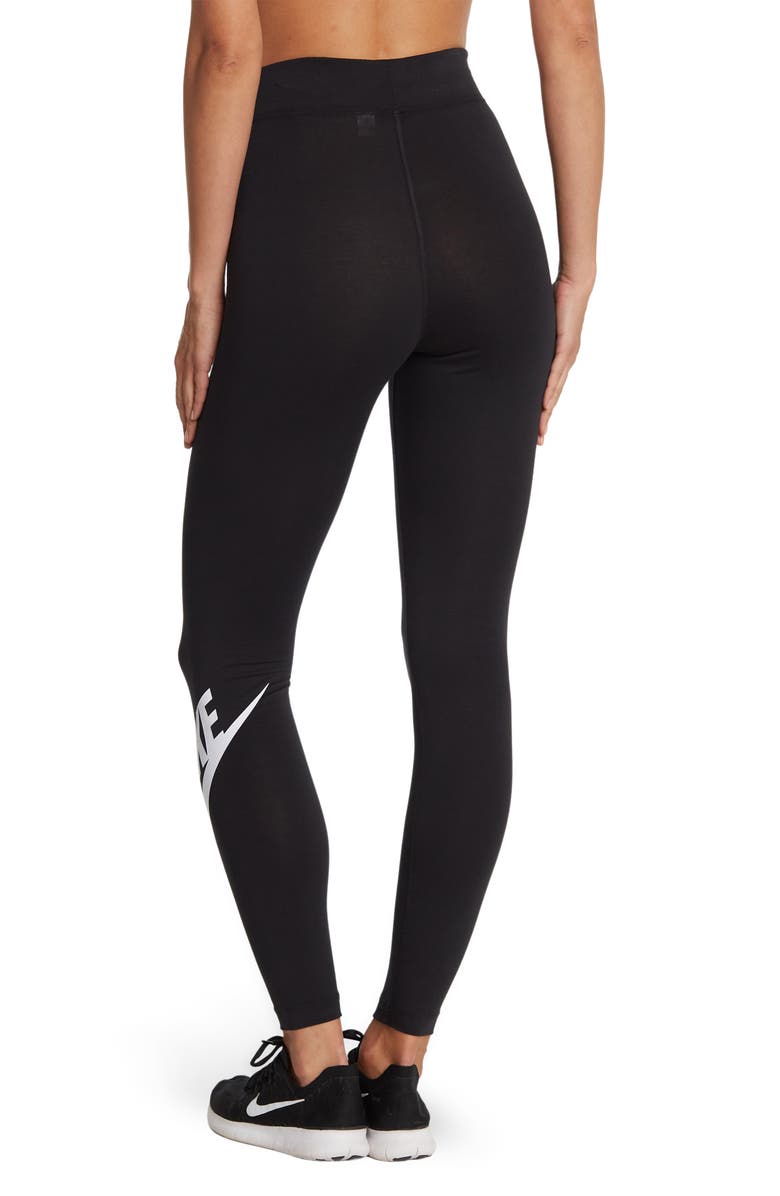Nike Sportswear Essential High Rise Leggings, Alternate, color,
