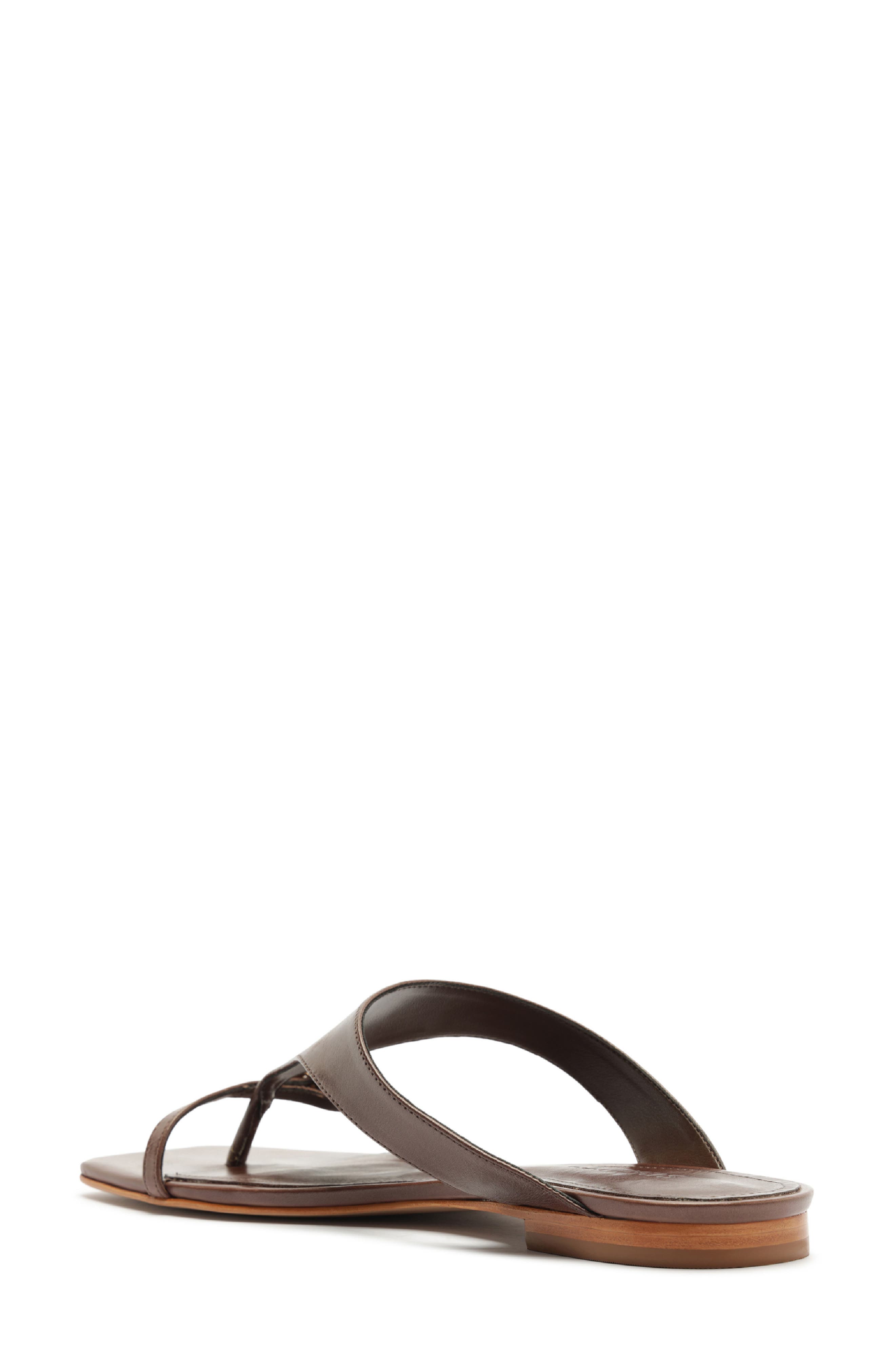 Schutz Tana Flat Flip-Flop, Alternate, color, Root Brown