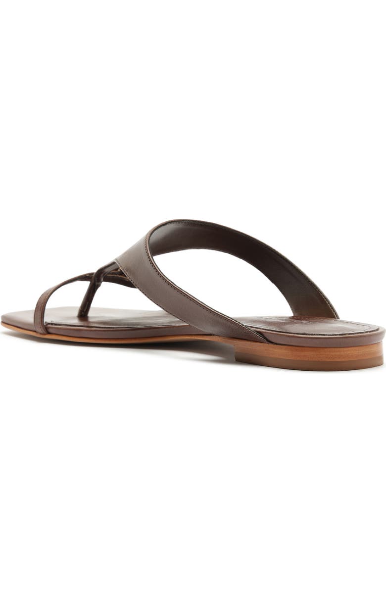 Schutz Tana Flat Flip-Flop, Alternate, color, Root Brown