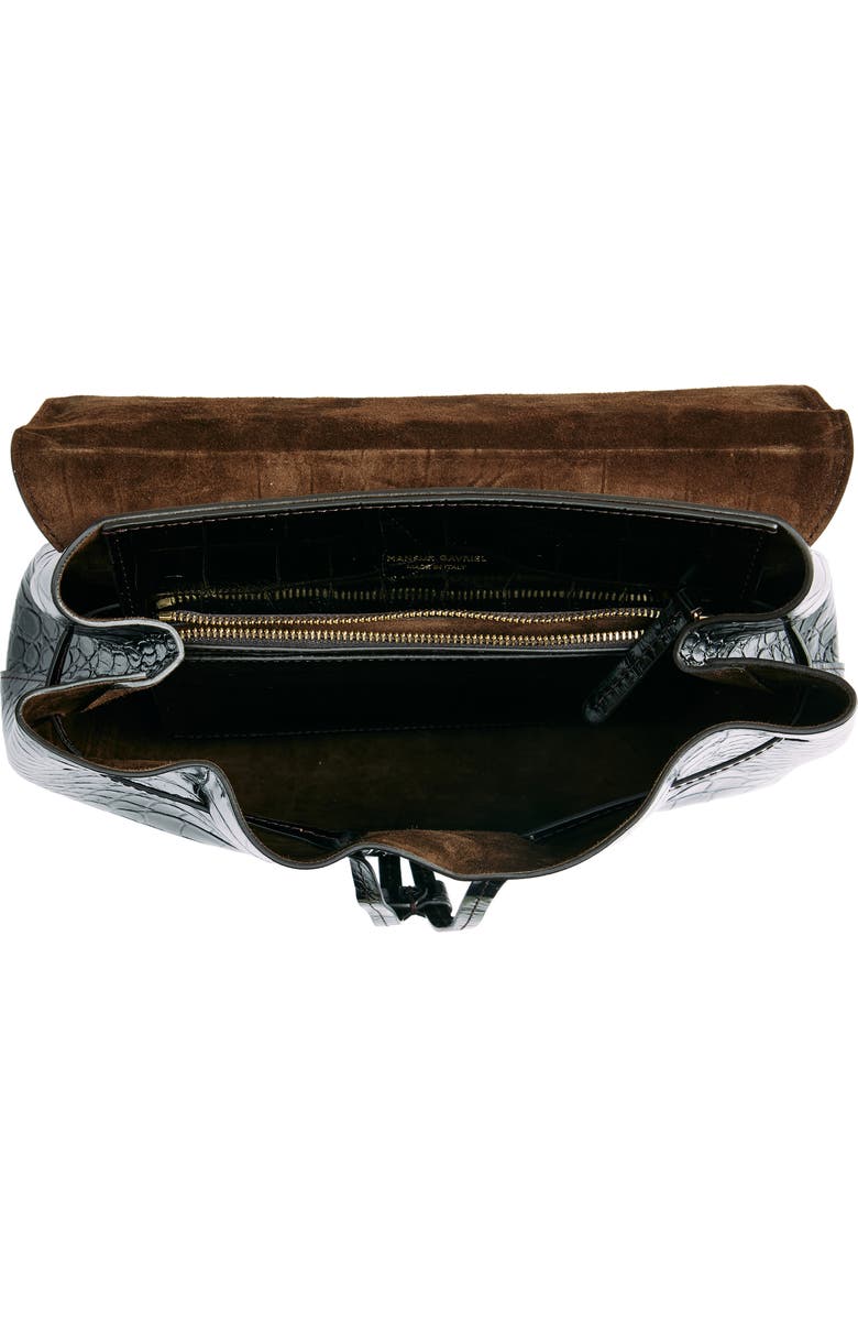 Mansur Gavriel Soft Lady Leather Bag, Alternate, color, Chocolate