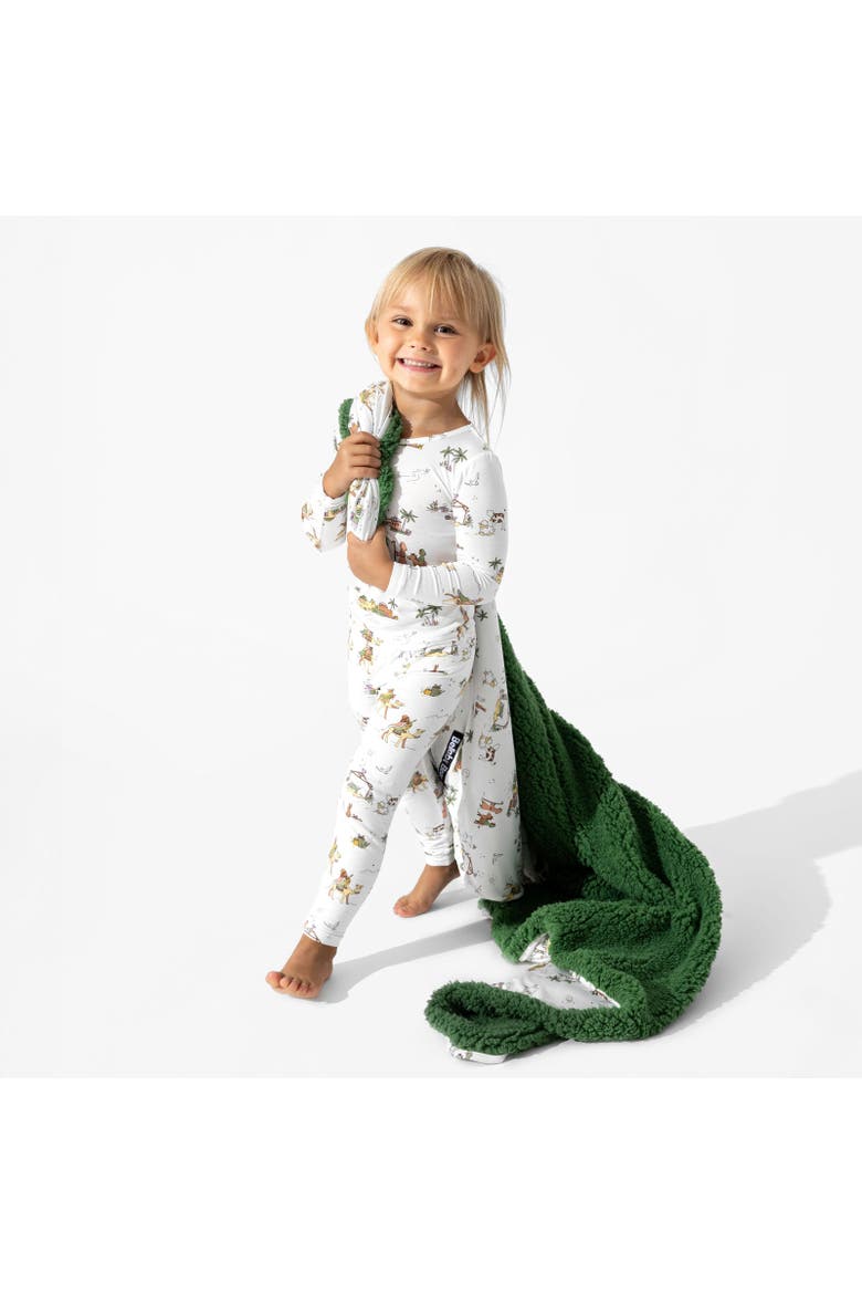Kids' Yuletide Set of 2 Piece Pajamas, Alternate, color, Yuletide
