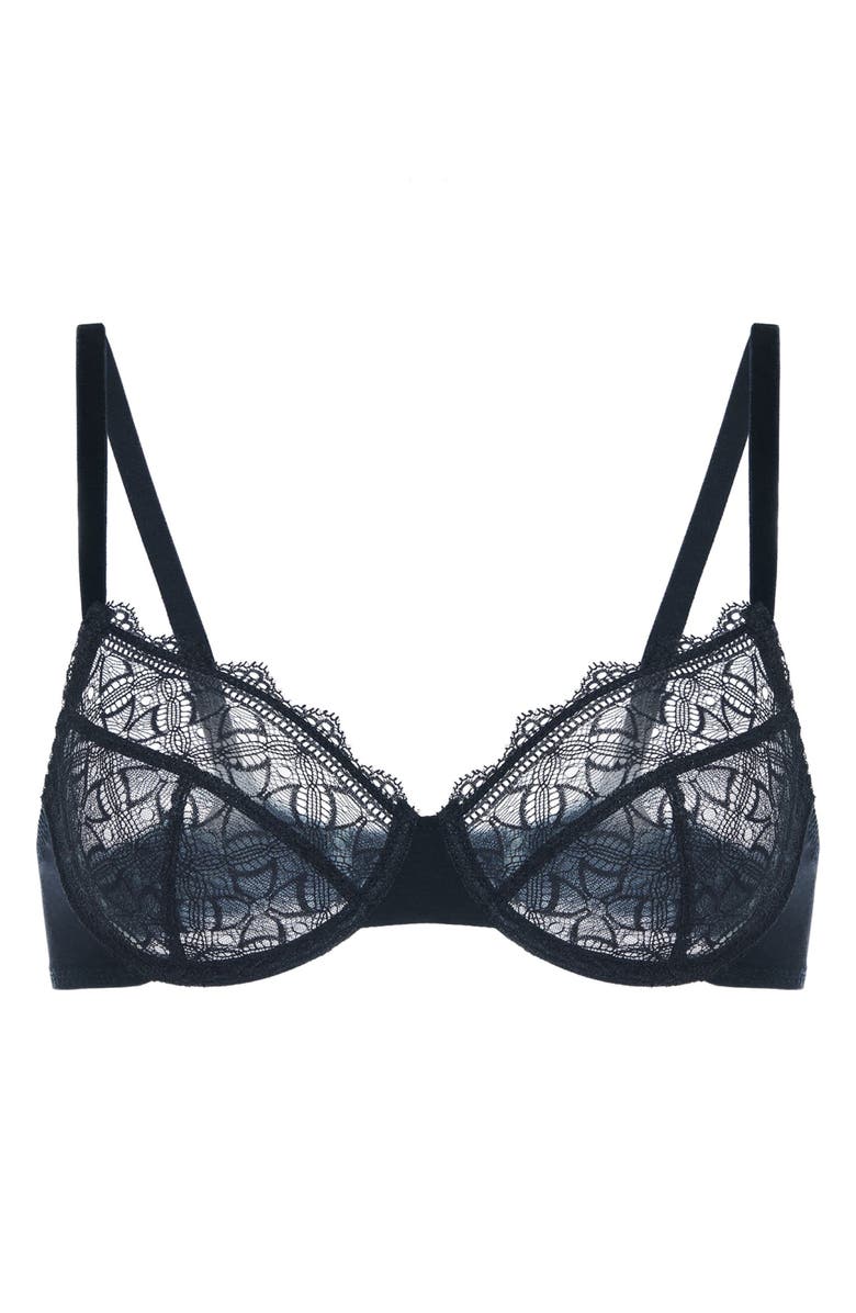 Simone Perele Escale Full Cup Underwire Bra, Alternate, color, Black