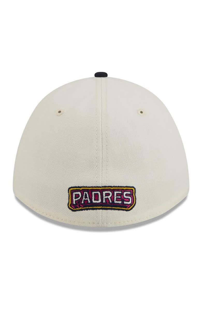 New Era Men's New Era Cream/Obsidian San Diego Padres 2026 City Connect M-Crown 39THIRTY Flex Hat, Alternate, color, Cream