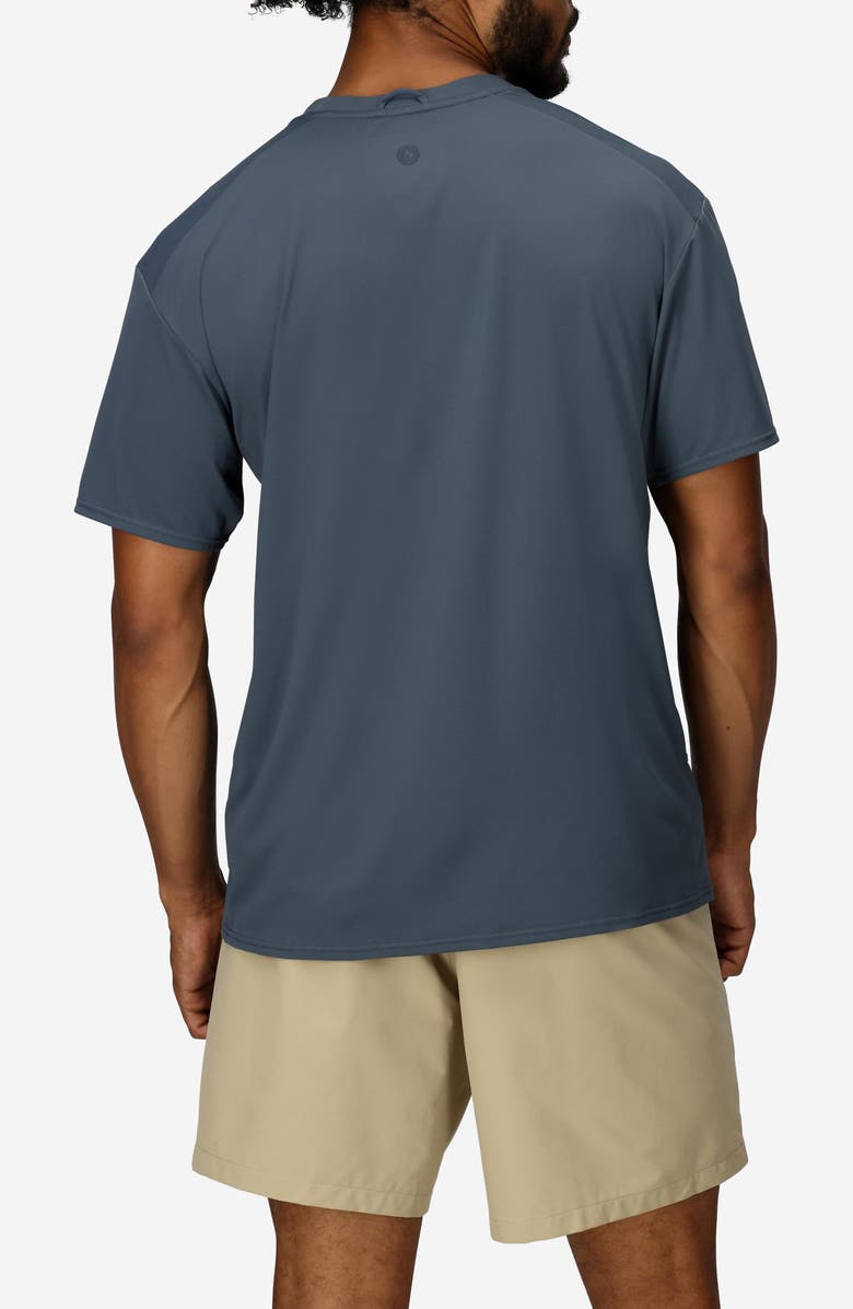 Marmot AirExchange SolarShield UPF Crewneck T-Shirt, Alternate, color, Thunderhead