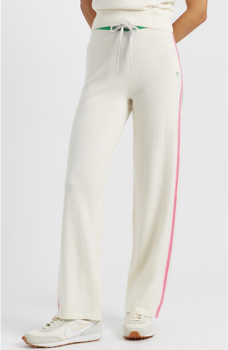 Chinti & Parker Peanuts Racquet Club Trousers, Main, color, Cream