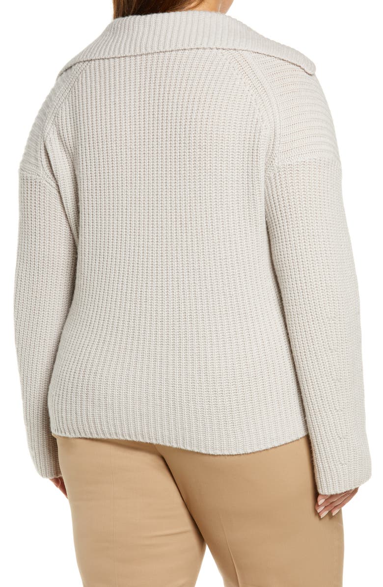 Vince Collared Wool & Cashmere Sweater, Alternate, color,