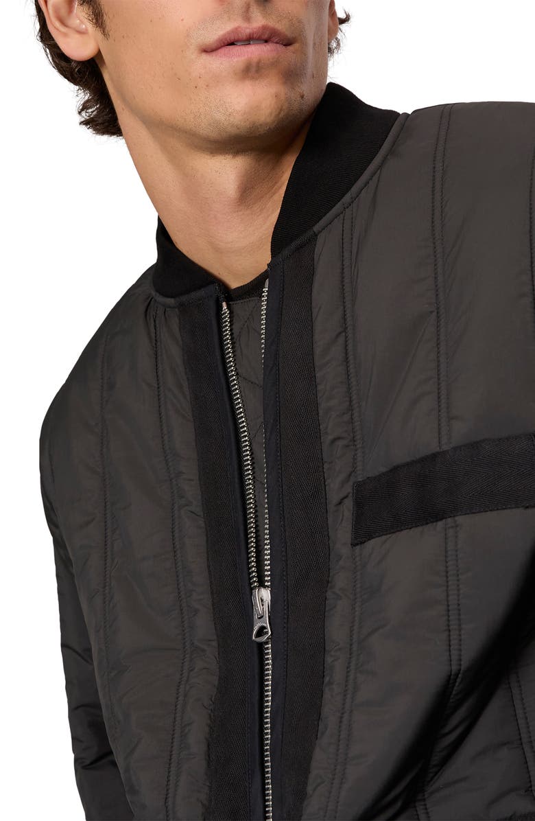 rag & bone Delta Liner Jacket, Alternate, color, Washed Black
