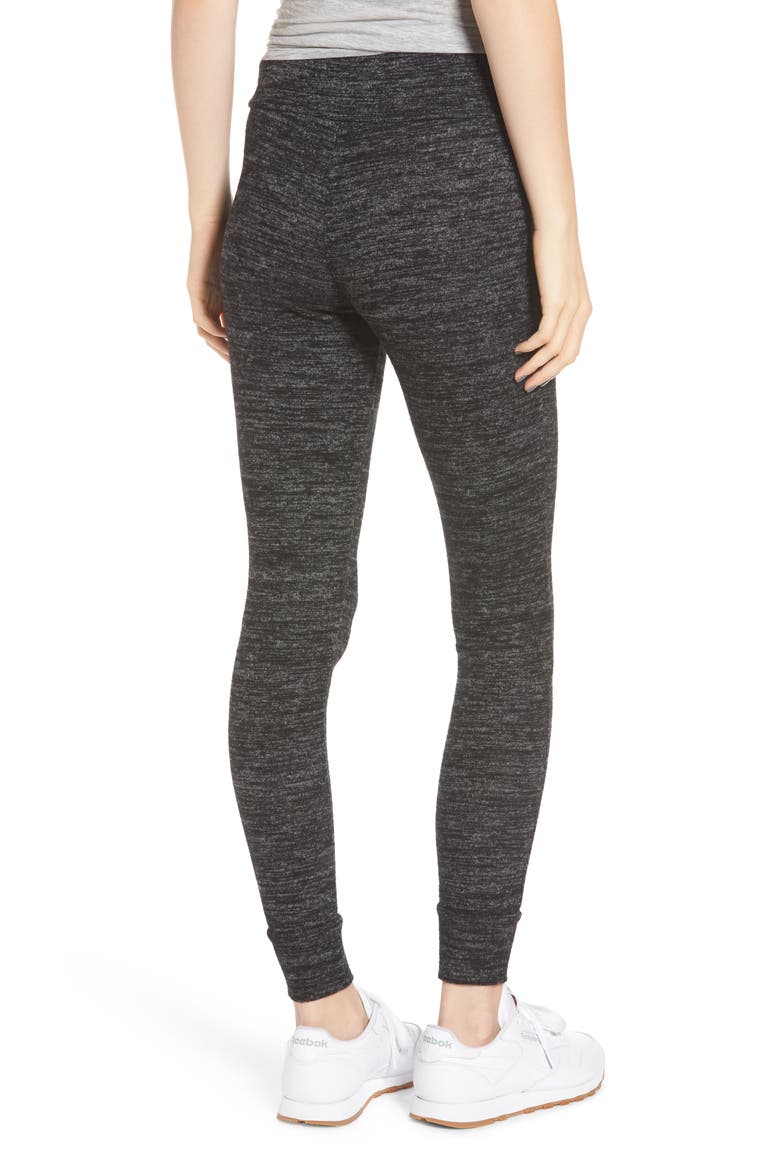 Cozy Leggings, Alternate, color, BLACK MELANGE