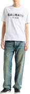 Balmain Printed cotton T-shirt