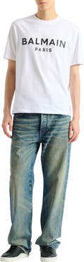 Balmain Printed cotton T-shirt