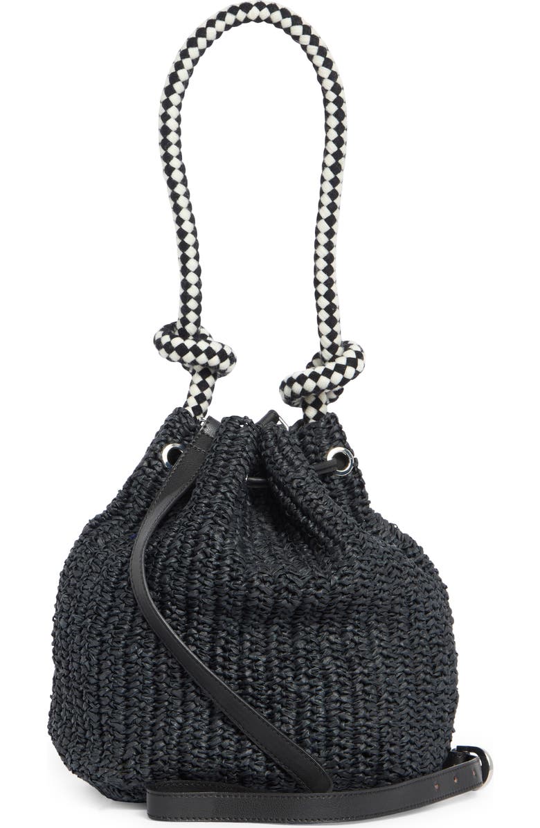 Collection XIIX Drawstring Bucket Bag, Alternate, color, Black