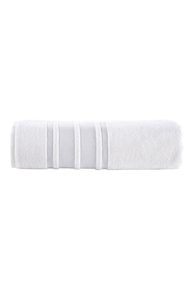 Contrast Boarder 2-Pack Bath Towel Set, Alternate, color, SILVER