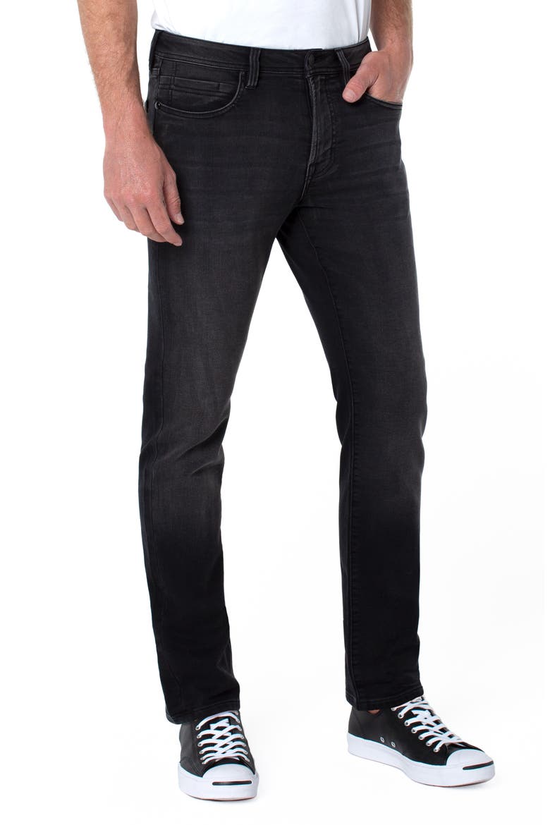 Kingston Modern Slim Straight Leg Jeans, Main, color, BLEECKER