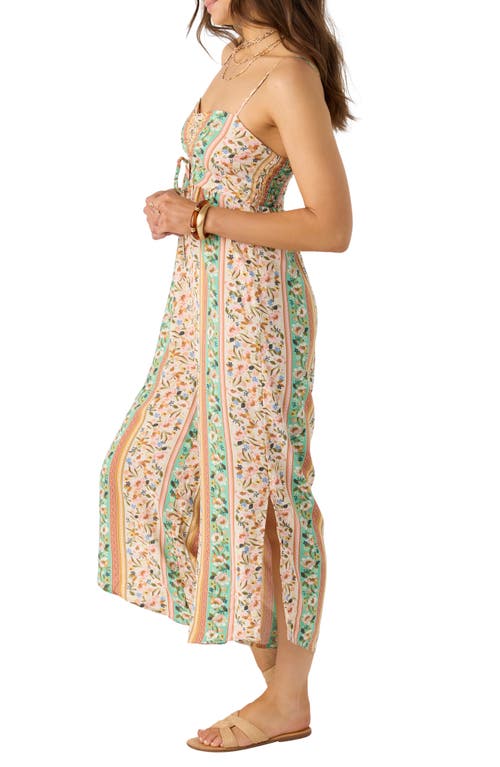 O'neill Keiko Cora Floral Cutout Wide Leg Jumpsuit