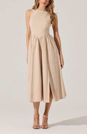 Bow Back A-Line Dress