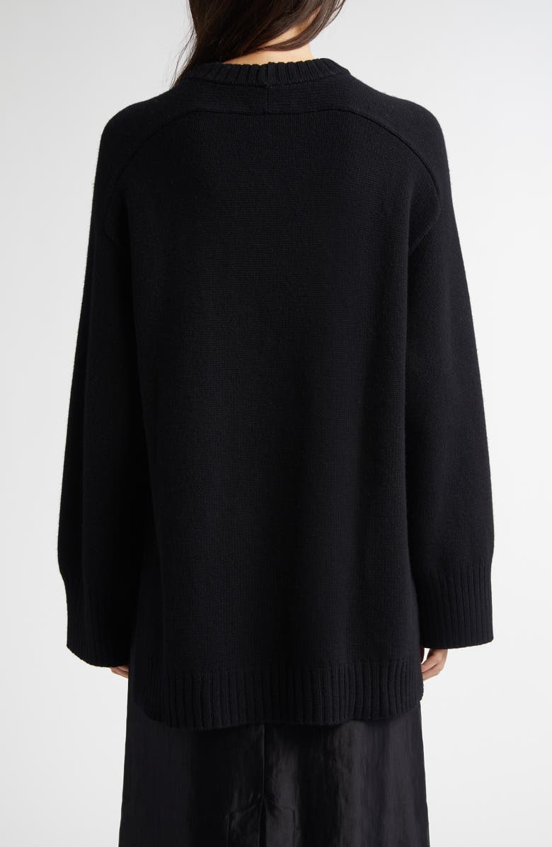 LOULOU DE SAISON Safi Step Hem Wool 
Cashmere Sweater, Alternate, color, 
