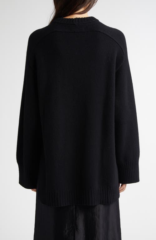 LOULOU STUDIO LOULOU DE SAISON SAFI STEP HEM WOOL & CASHMERE SWEATER