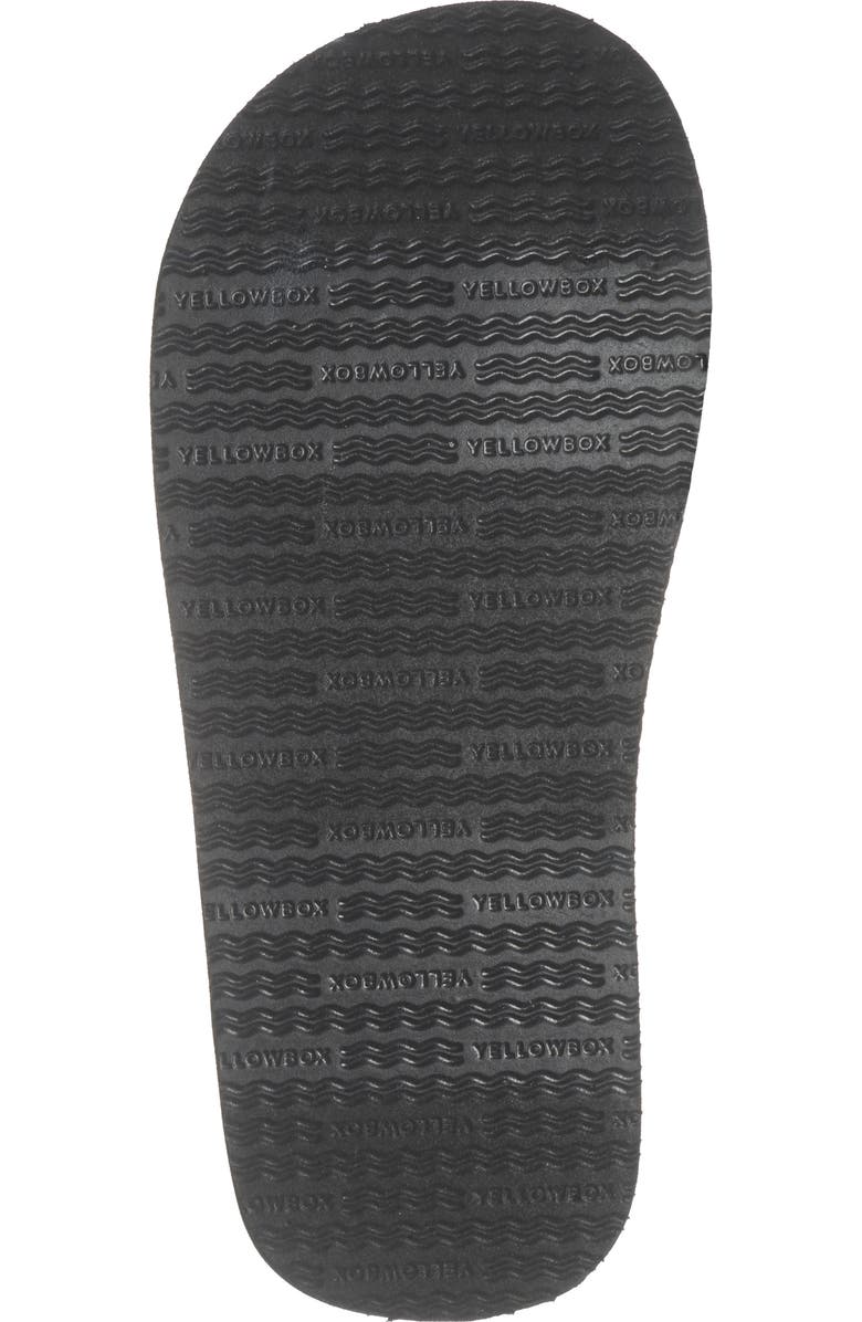 Yellow Box Premium Soleil Flip Flop Sandal, Alternate, color, White Silver