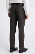 BOSS Genius Flat Front Wool Suit Trousers