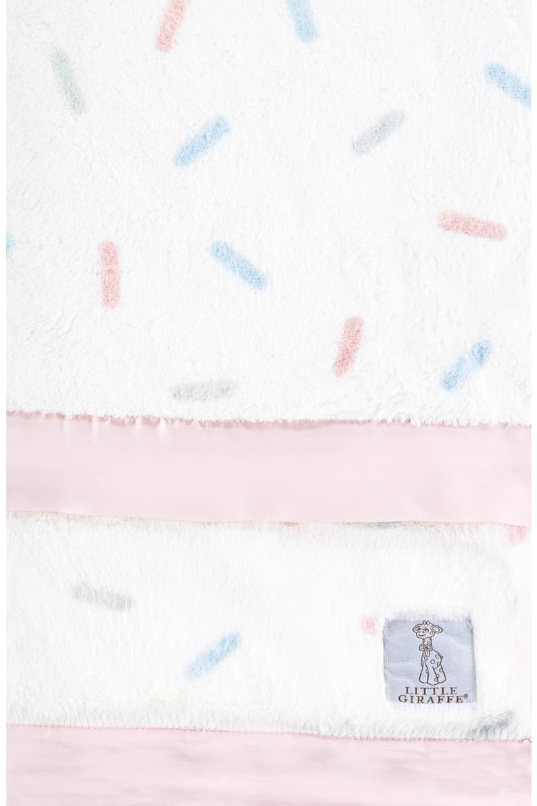 Luxe Sprinkles Faux Fur Baby Blanket (Nordstrom Exclusive), Alternate, color, PINK