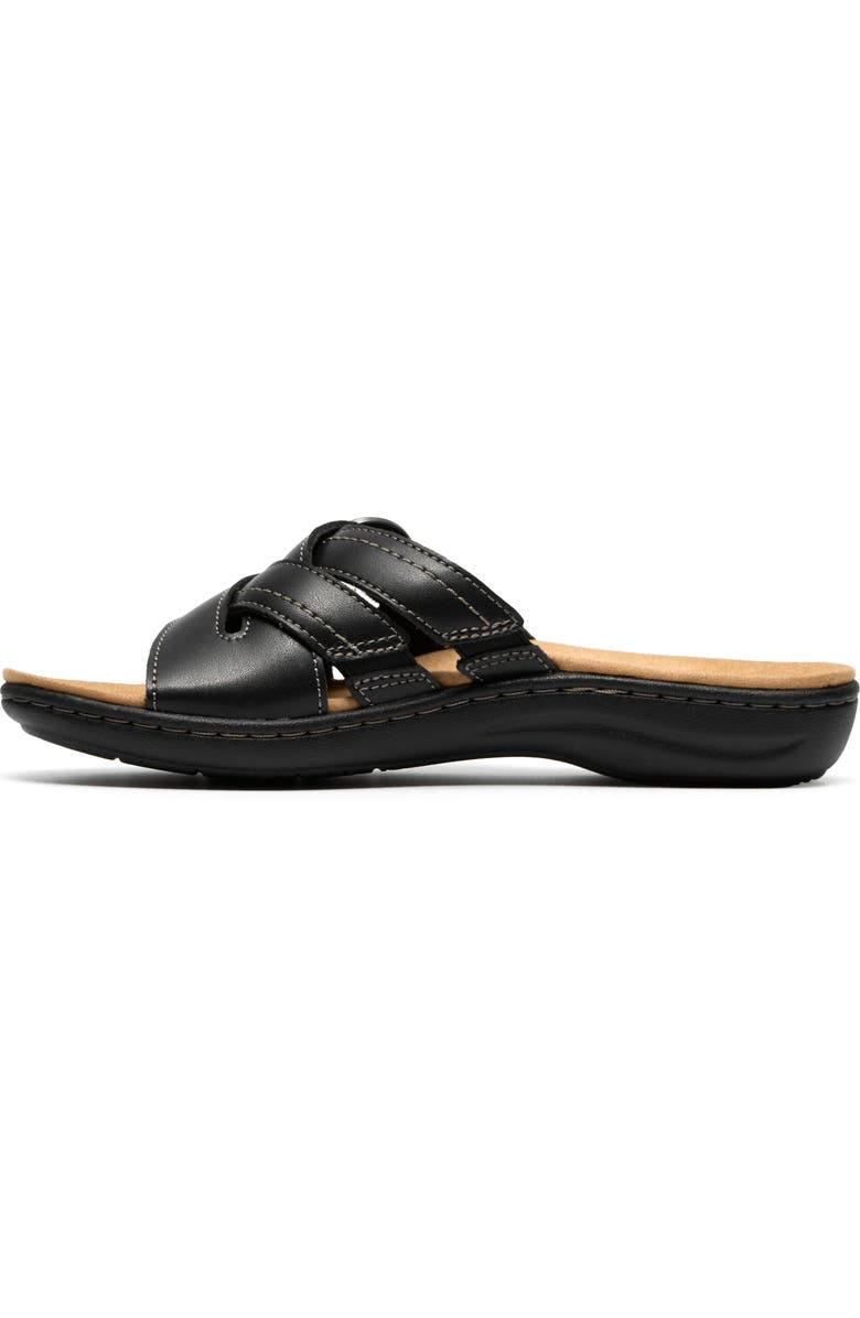 Clarks<sup>®</sup> Laurieann Opal Sandal - Wide Width Available, Alternate, color, Black Leather