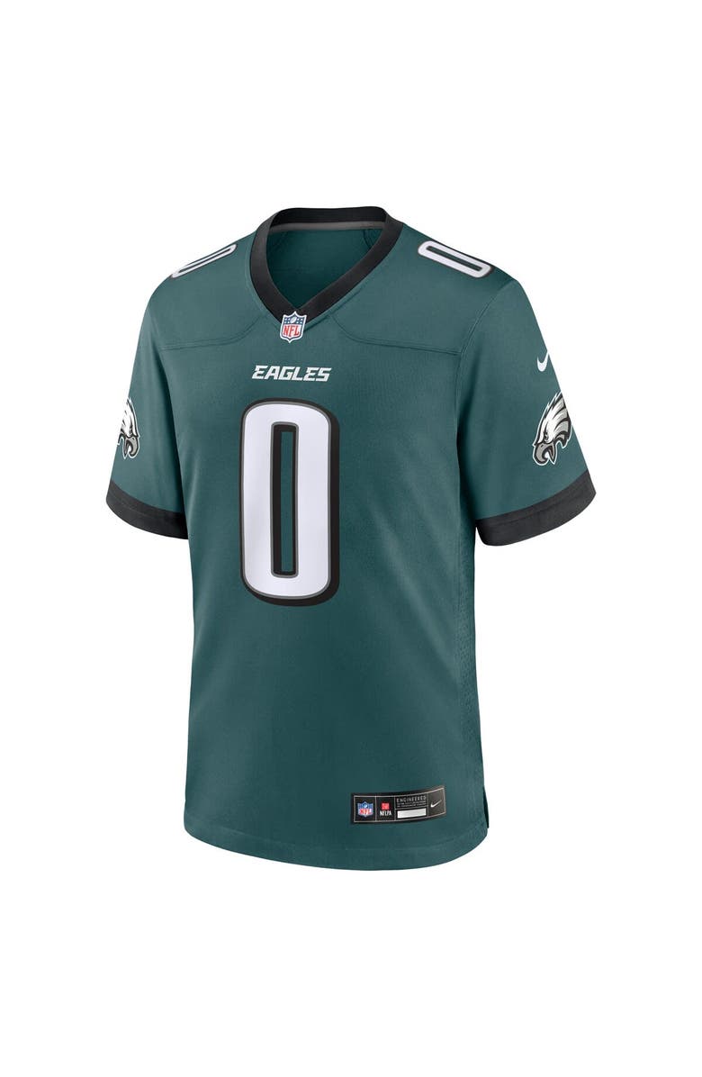 Nike Men's Nike Bryce Huff Midnight Green Philadelphia Eagles Game Player Jersey, Alternate, color,