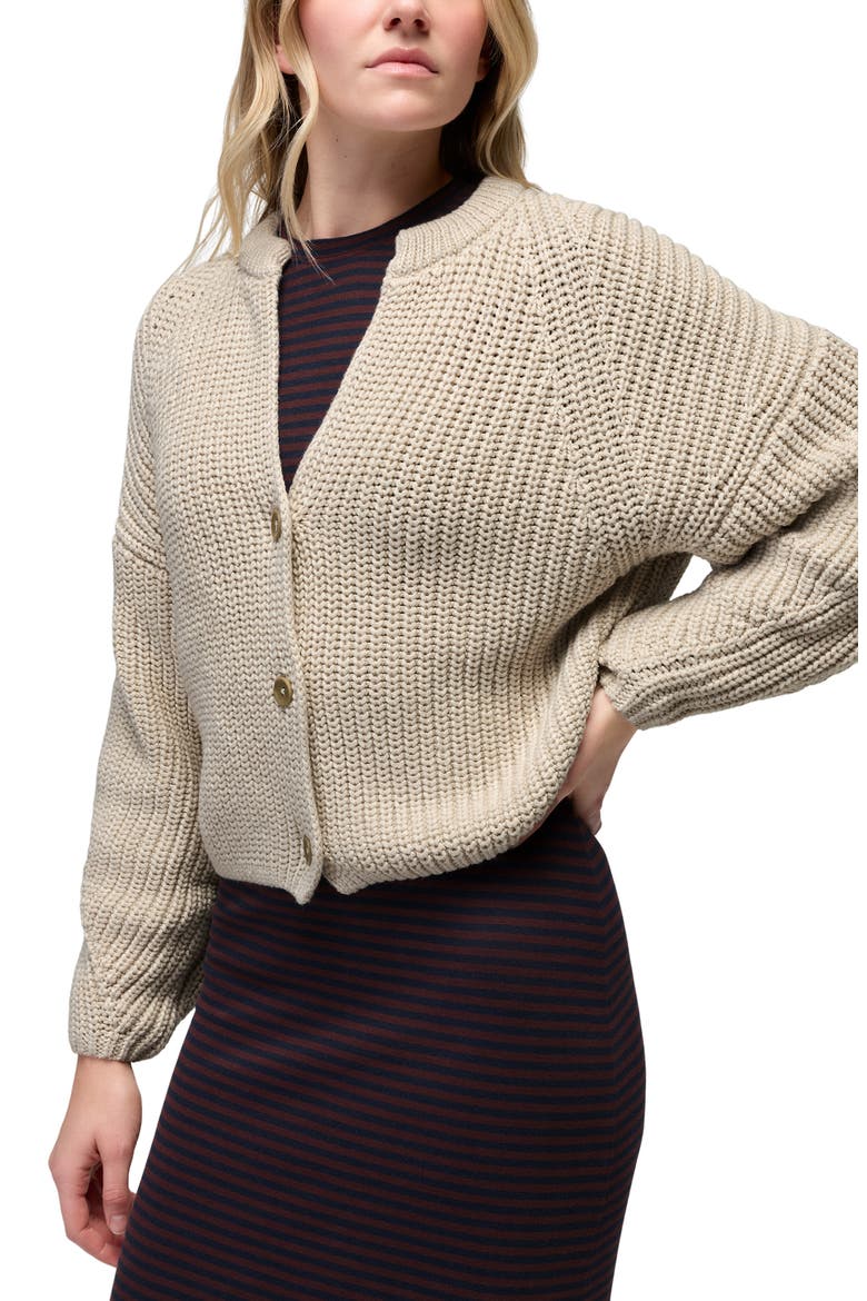 Sunday River Short Cardigan, Alternate, color, BEACH PEBBLE