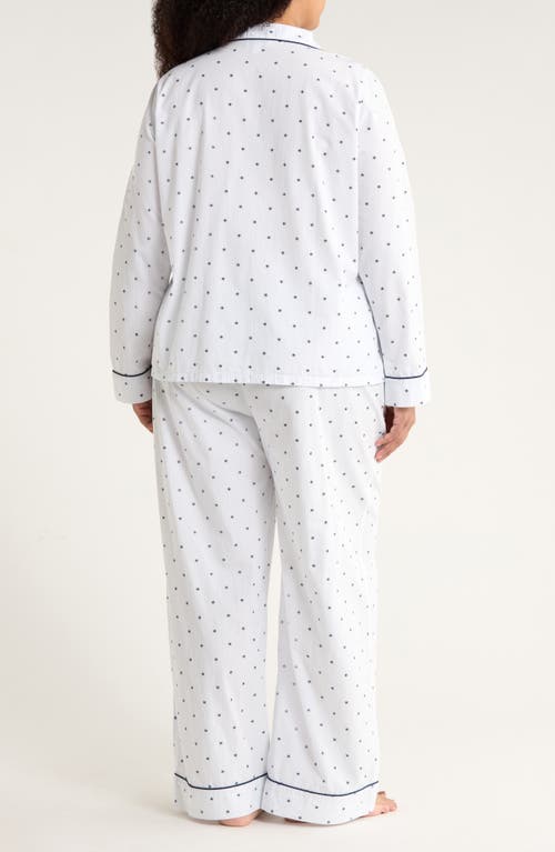 Nordstrom Print Cotton Pajamas In White