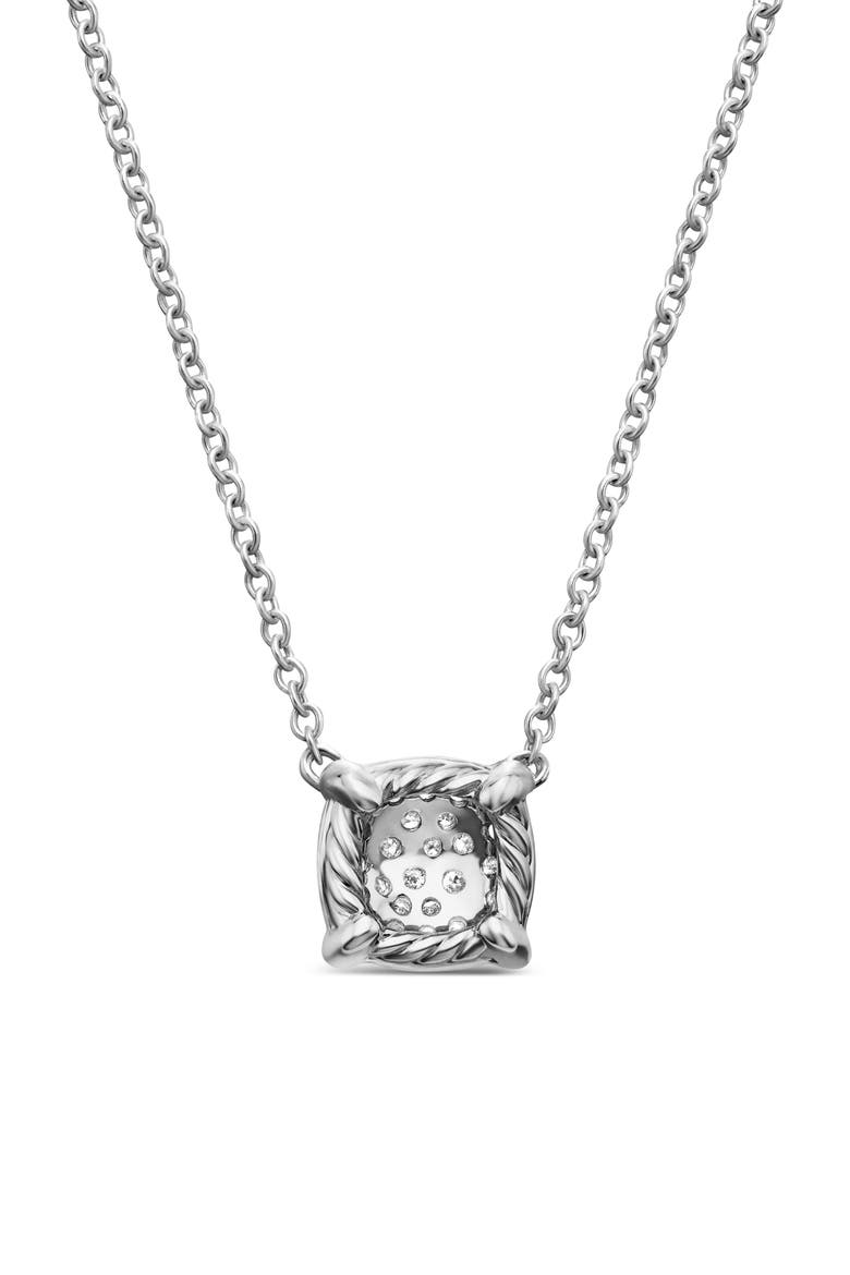 Châtelaine Diamond Pendant Necklace, Alternate, color, DIAMOND