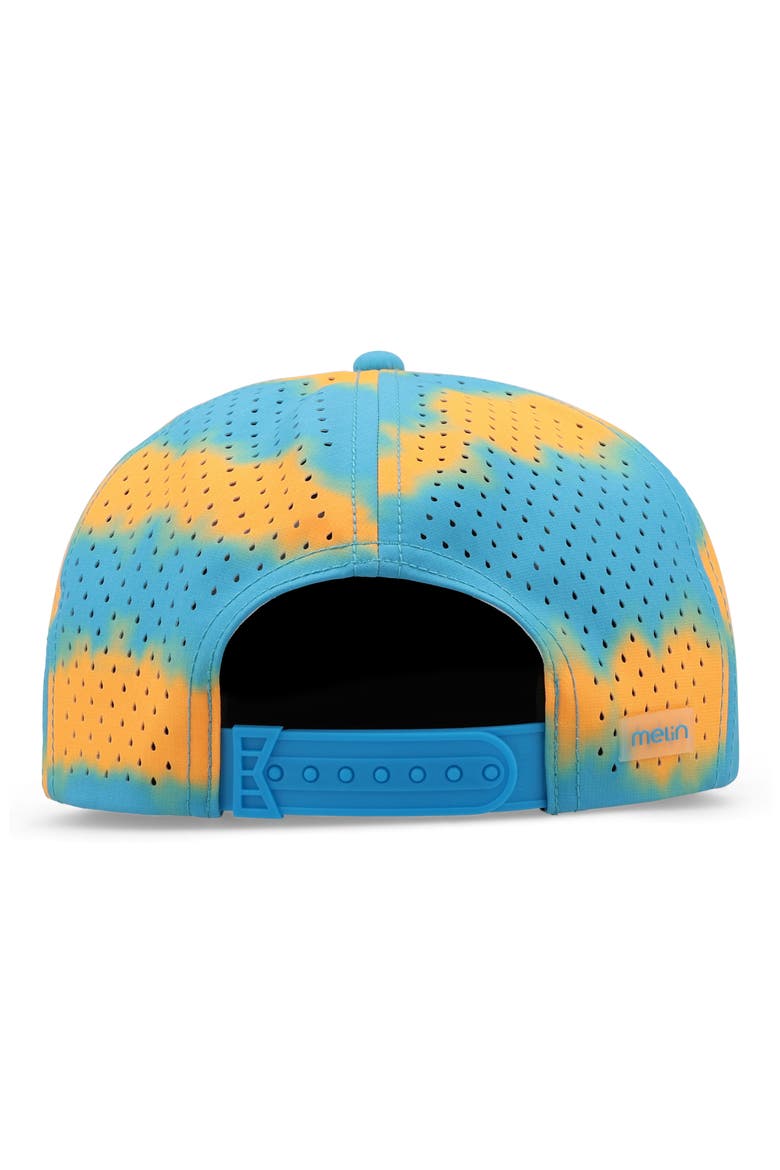 Hydro Coronado Neon Tie Dye Hat, Alternate, color, TURQUOISE