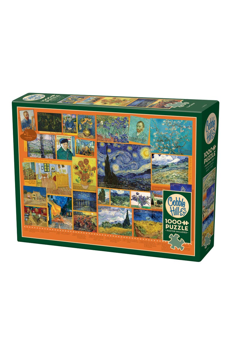 1000 Piece Puzzle Van Gogh Reference Poster Included, Main, color, Multicolored