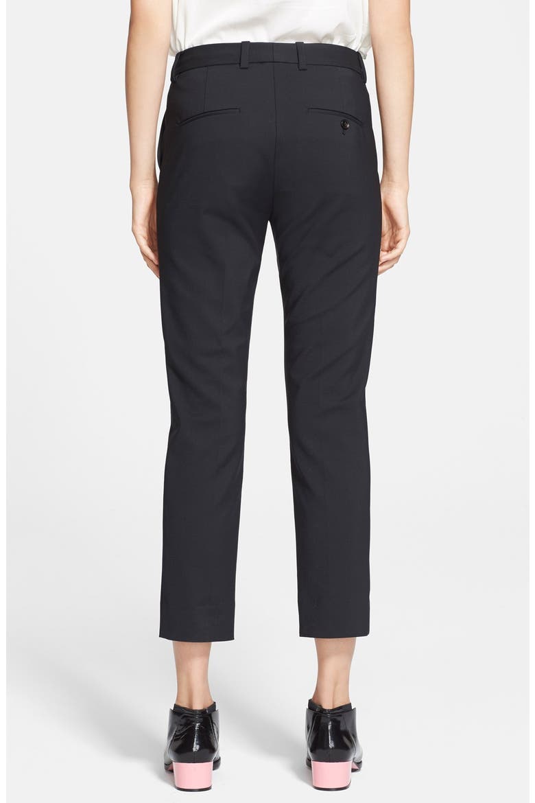 Crop Pencil Pants, Alternate, color, BLACK