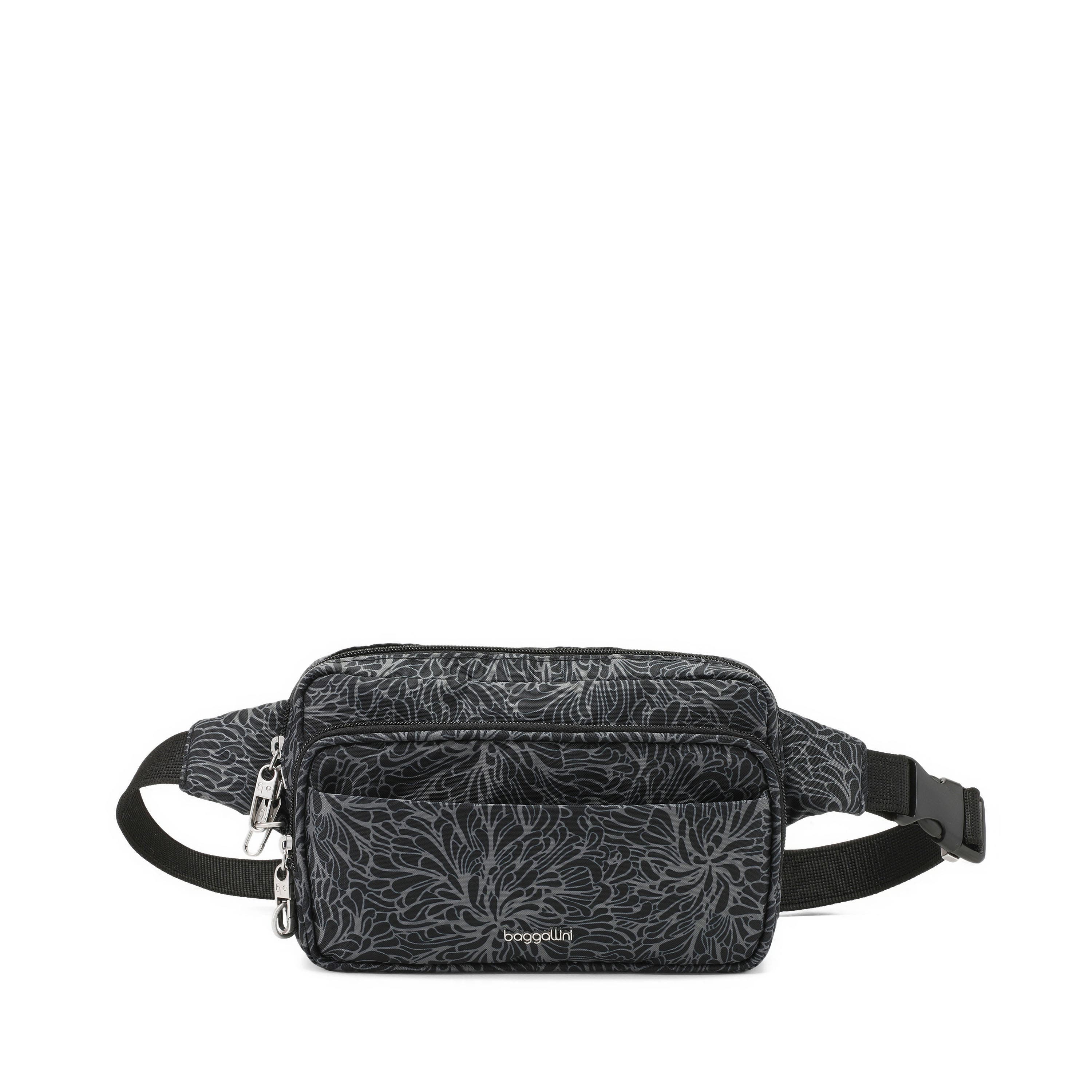 Securtex Journey Anti-Theft Belt Bag, Main, color, Midnight Blossom Print