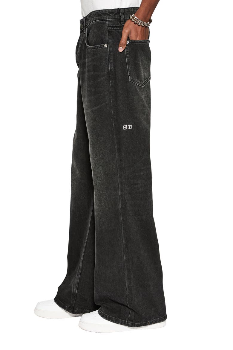 Bronko Emblem Bootcut Jeans, Alternate, color, DENIM