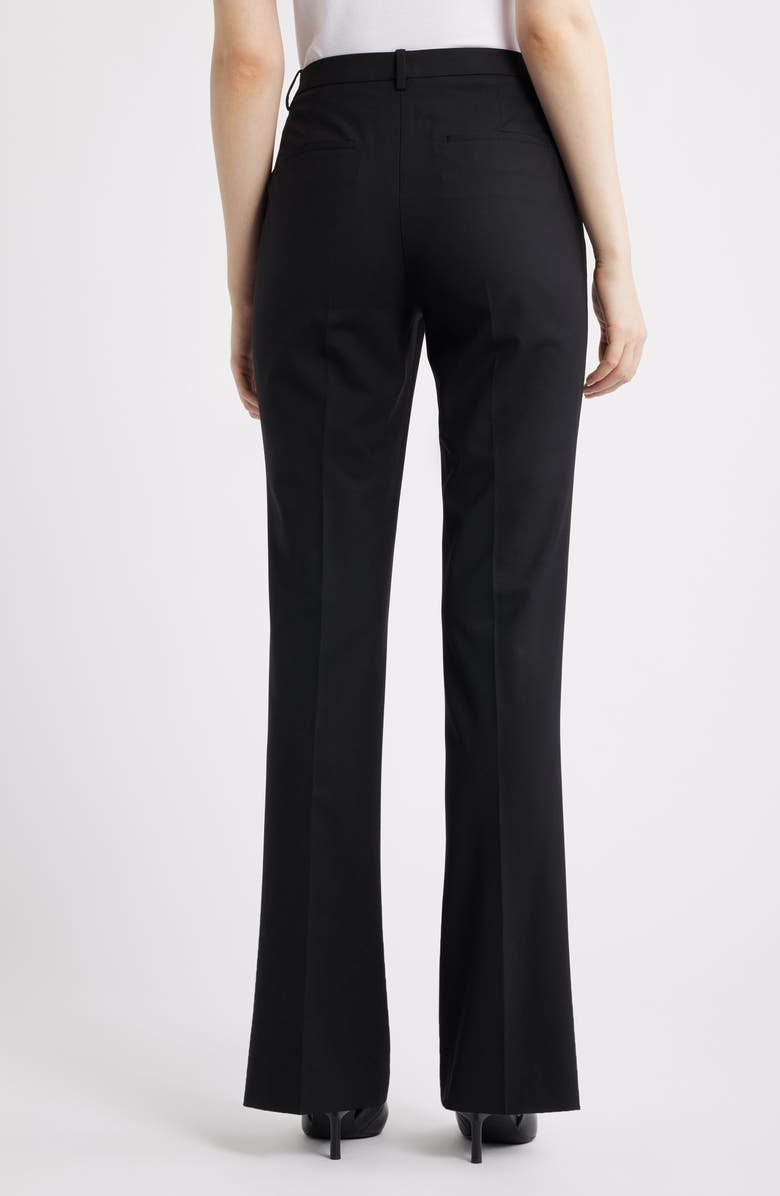 Theory Slim Fit Stretch Wool Trousers, Alternate, color, Black