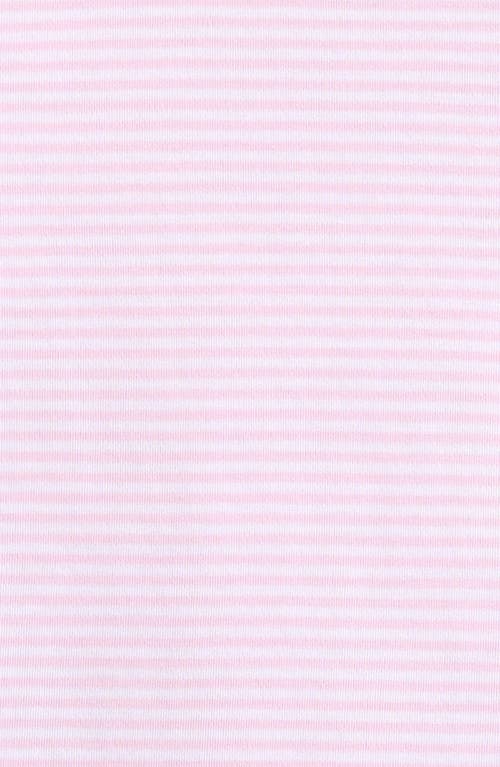 Kissy Kissy Kids' Stripes Fitted Pima Cotton Two-piece Pajamas In Pink
