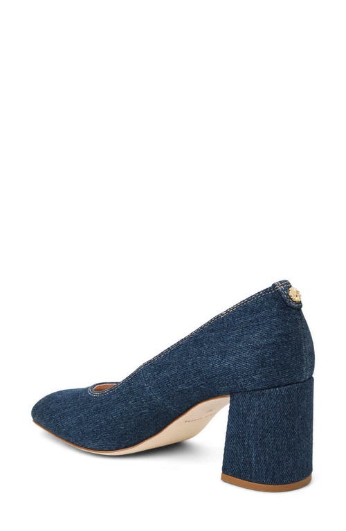 Jack Rogers Lenora Block Heel Pump In Blue